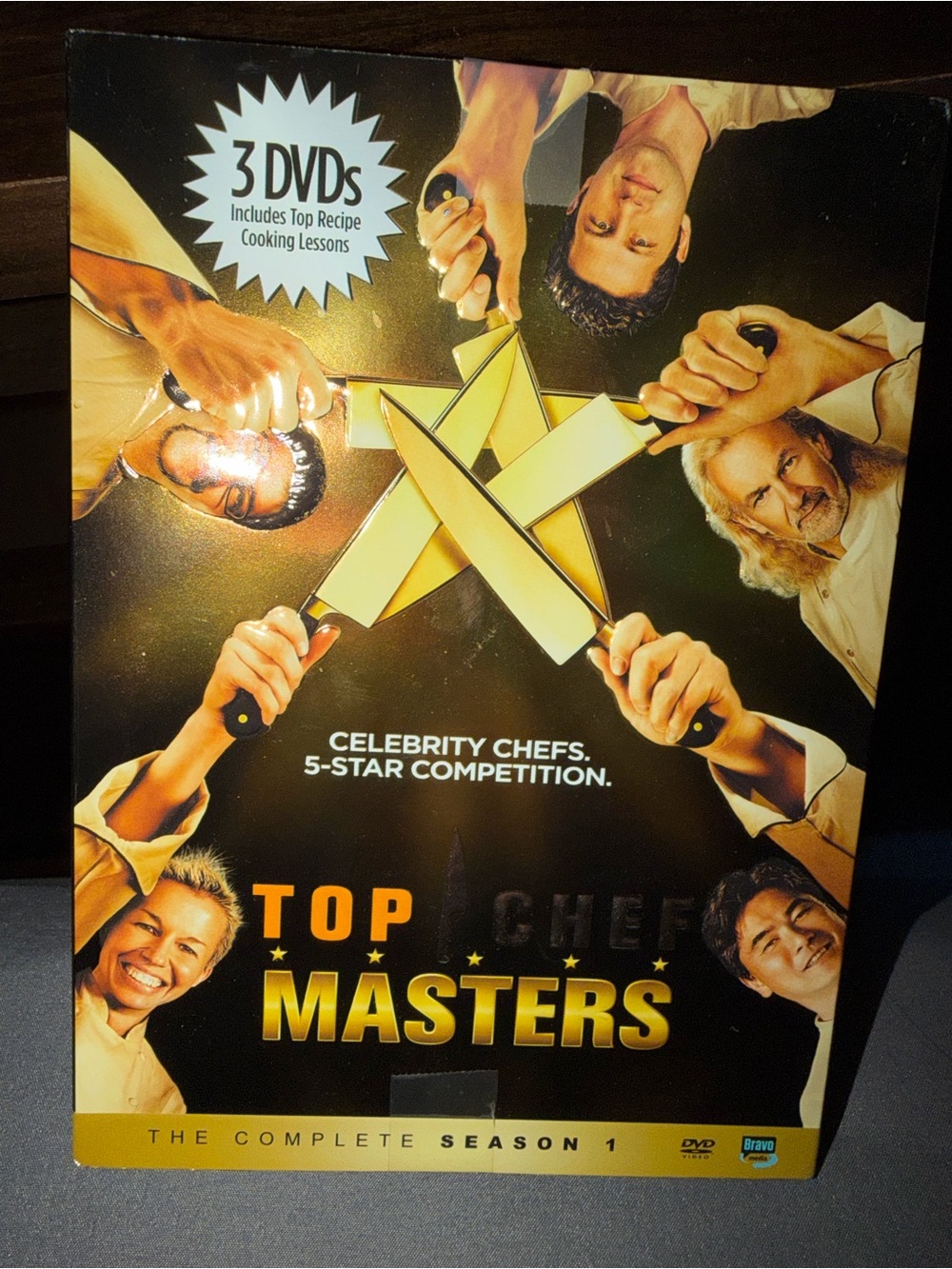 Top Chef Masters Season 1 DVD Set - Black & Gold